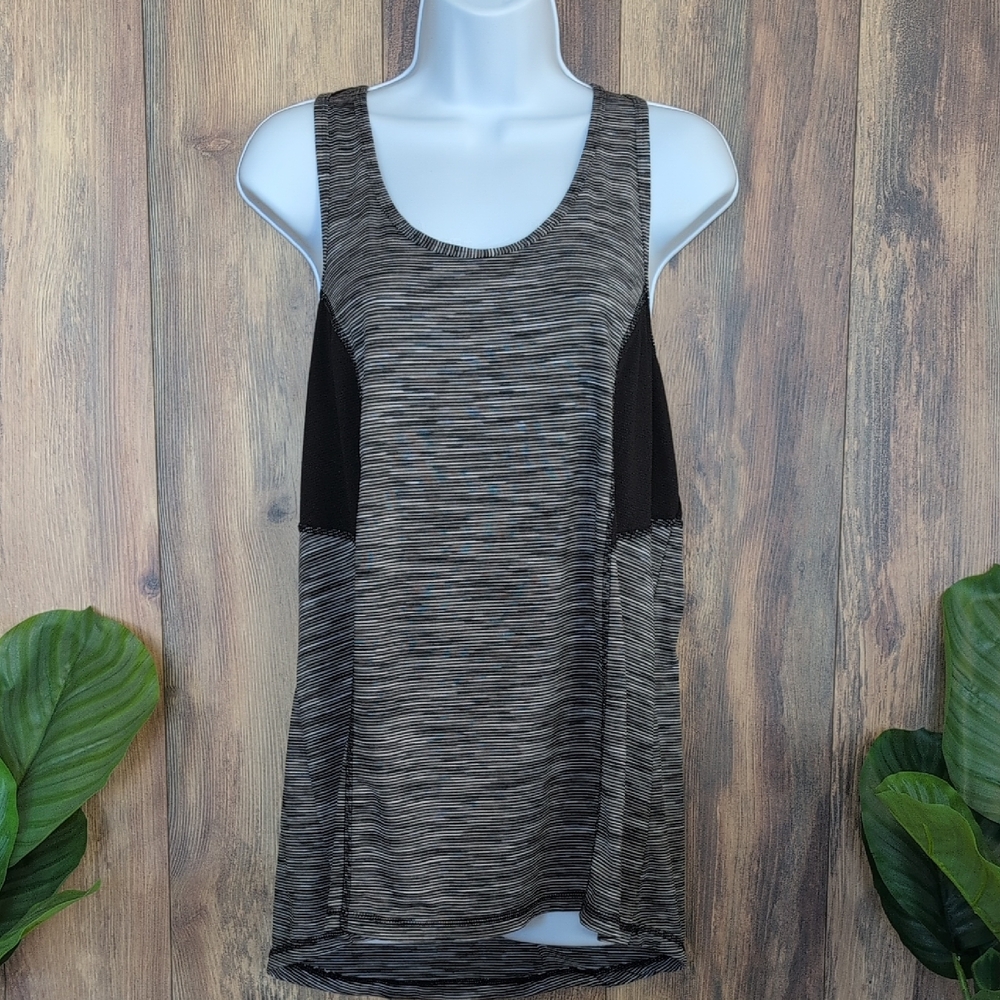 Xersion Black and Gray Racerback Tank Top XLT         W205